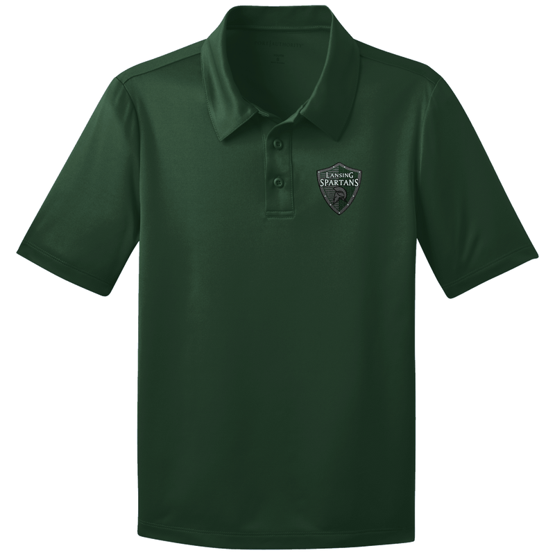 Lansing Spartans Youth Silk Touch Performance Polo