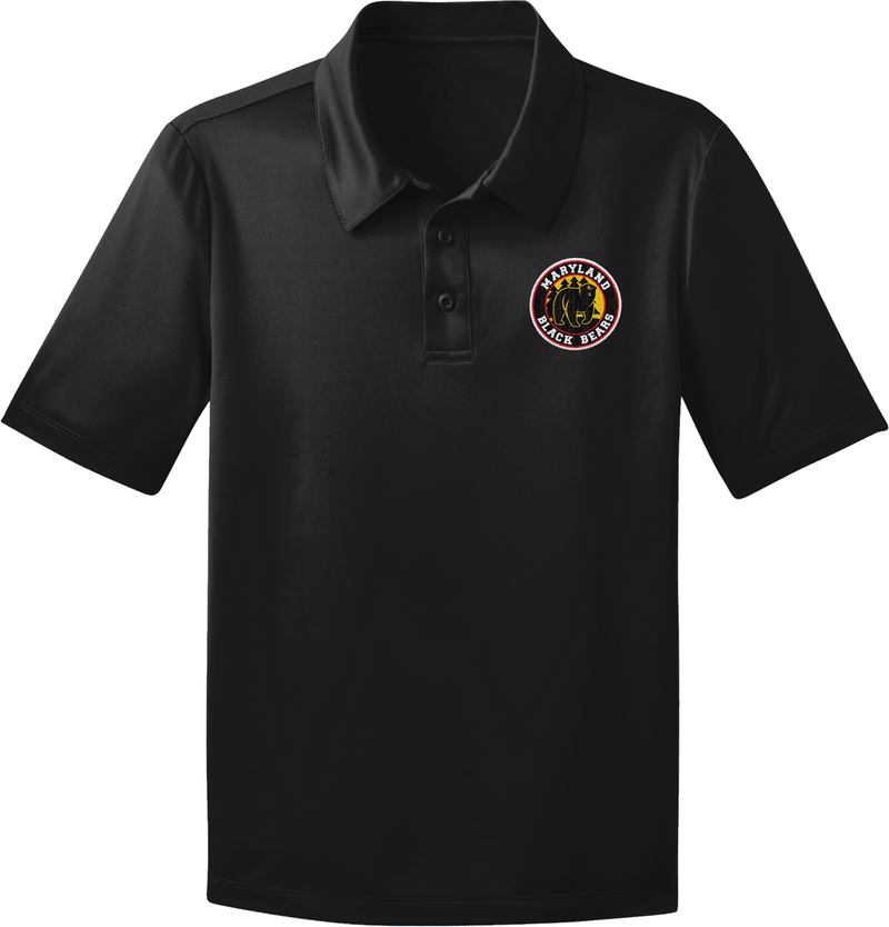 Maryland Black Bears Youth Silk Touch Performance Polo