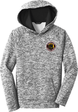 Maryland Black Bears Youth PosiCharge Electric Heather Fleece Hooded Pullover