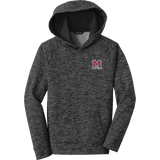 Jr. Mounties Youth PosiCharge Electric Heather Fleece Hooded Pullover