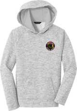 Maryland Black Bears Youth PosiCharge Electric Heather Fleece Hooded Pullover
