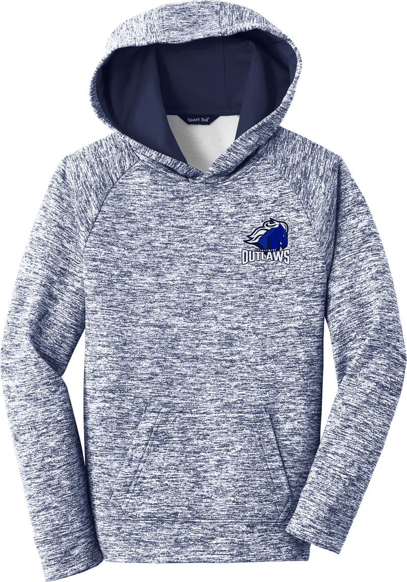 Brandywine Outlaws Youth PosiCharge Electric Heather Fleece Hooded Pullover