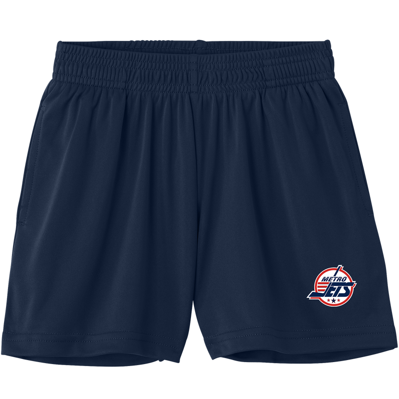 Metro Jets Youth PosiCharge Competitor 5 Inch Pocketed Short