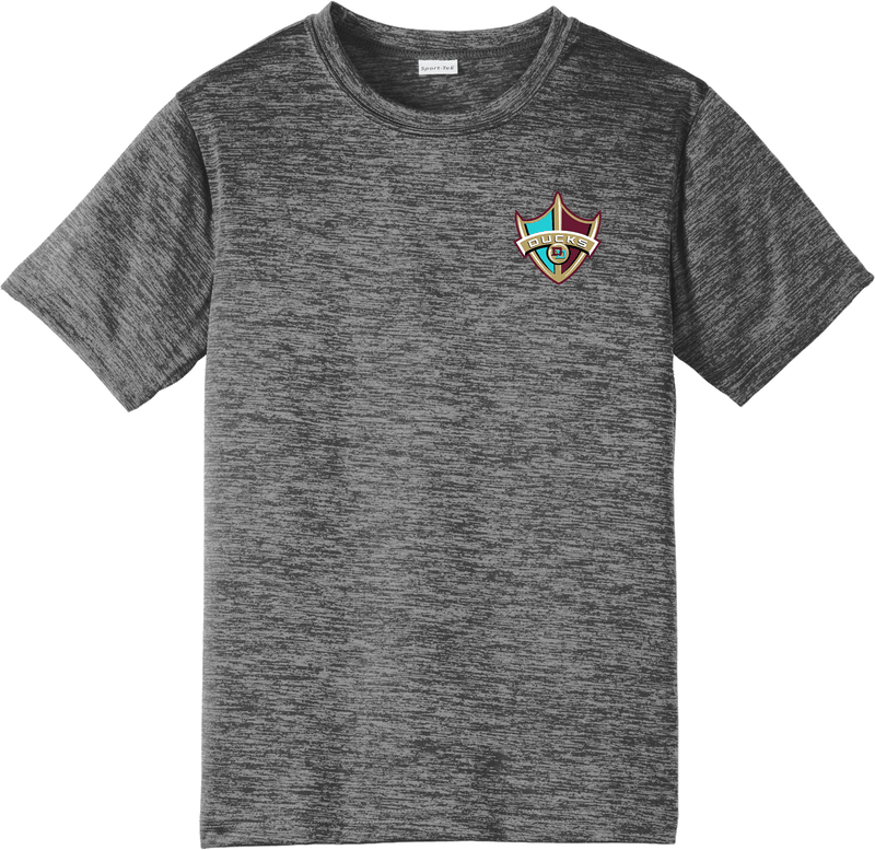 Delaware Ducks Youth PosiCharge Electric Heather Tee