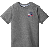 CT Wolfpack South Youth PosiCharge Tri-Blend Wicking Raglan Tee