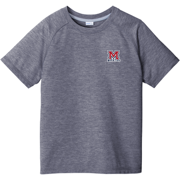 Jr. Mounties Youth PosiCharge Tri-Blend Wicking Raglan Tee