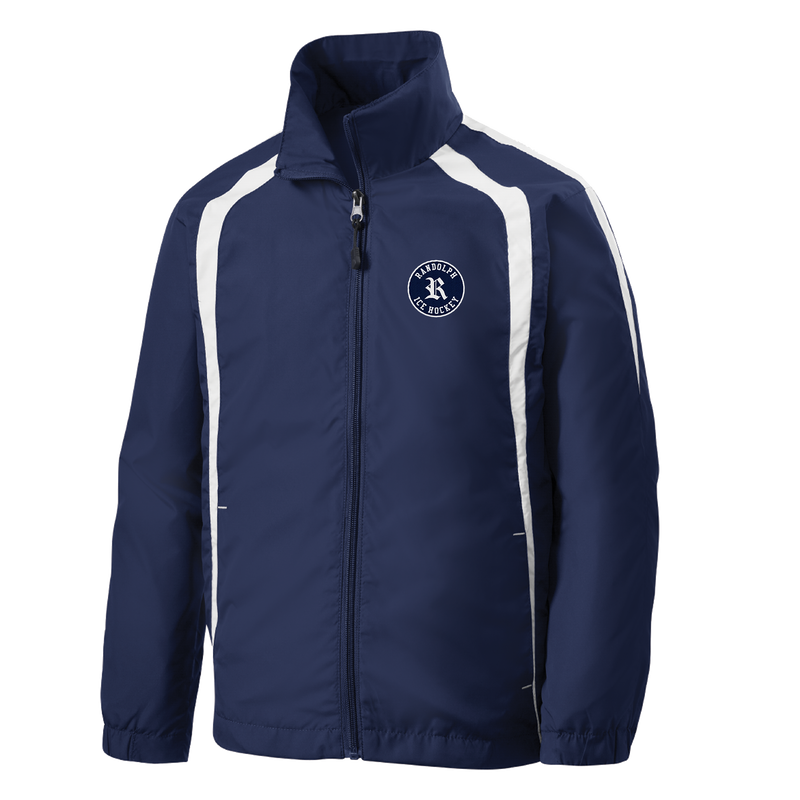 Randolph Hockey Youth Colorblock Raglan Jacket