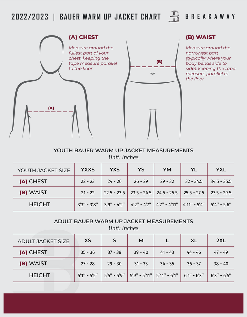 Bauer S24 Lightweight Jacket - Youth (Mercer Tier 1 Squirts and Mites)