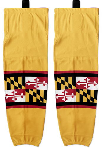 MD Jr Black Bears Sublimated Tech Socks